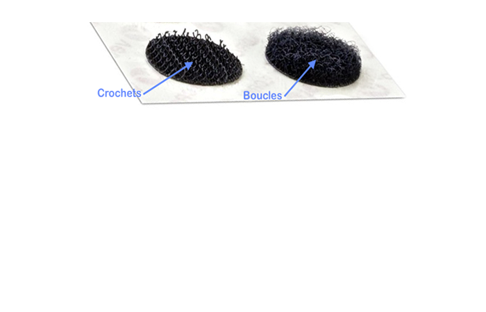 Velcro rondelles autocollantes